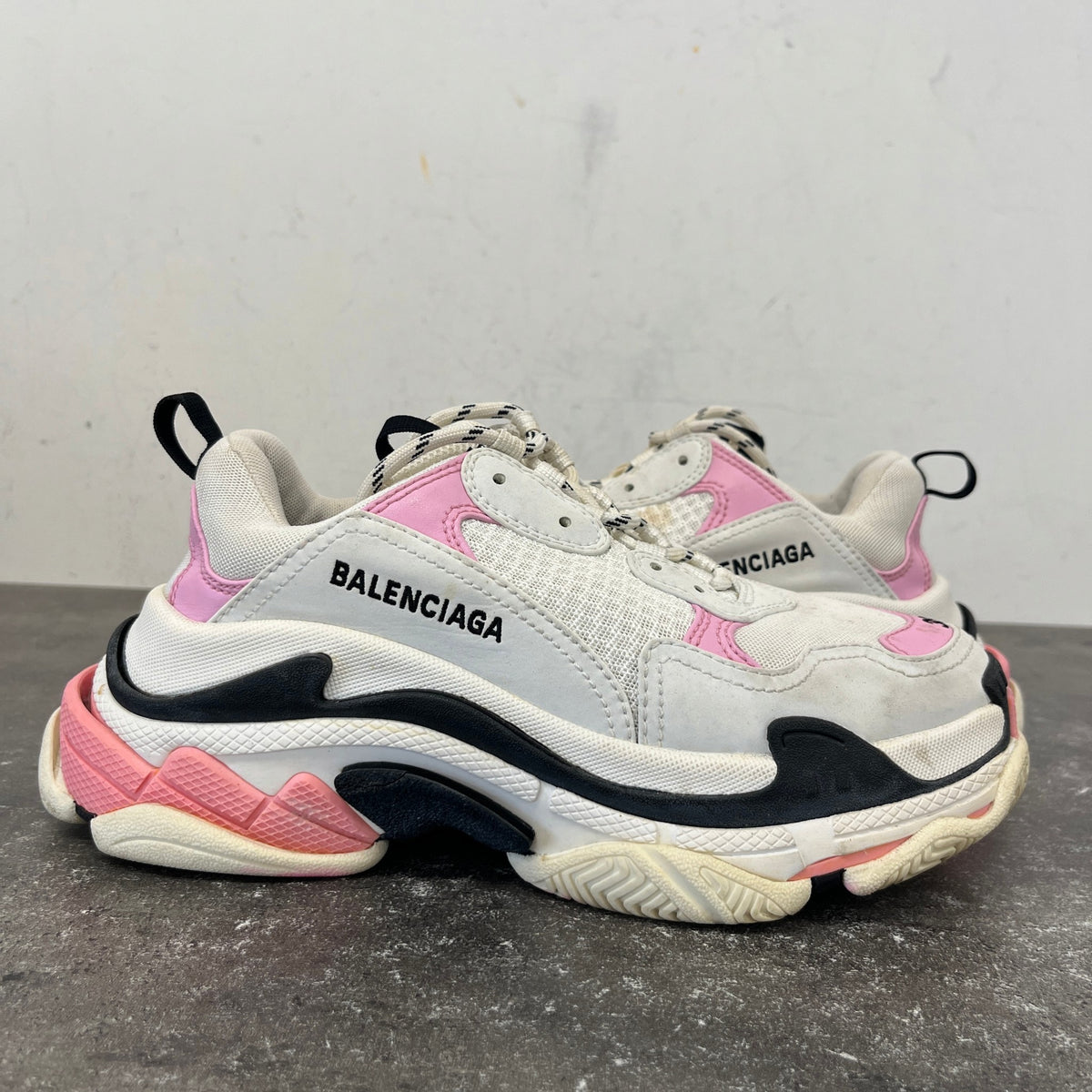 Women's Triple S Low Trainers White Size UK 5 / EU 38 - Photo 12