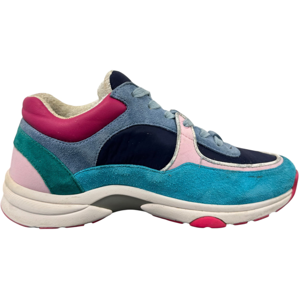 Women's CC Runner Low Trainers Blue Size UK 4 / EU 37 - Photo 5