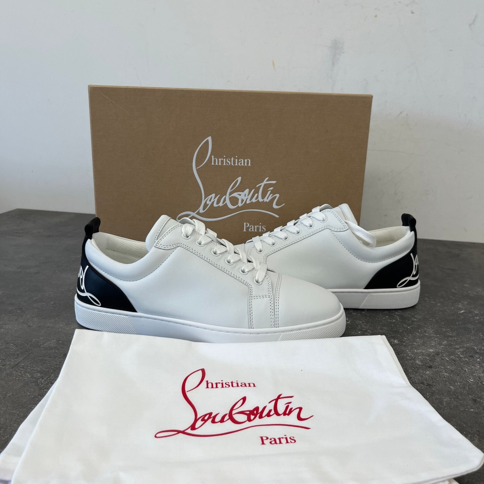 Men's Fun Junior Low Trainers White Size UK 8 / EU 42 - Photo 12