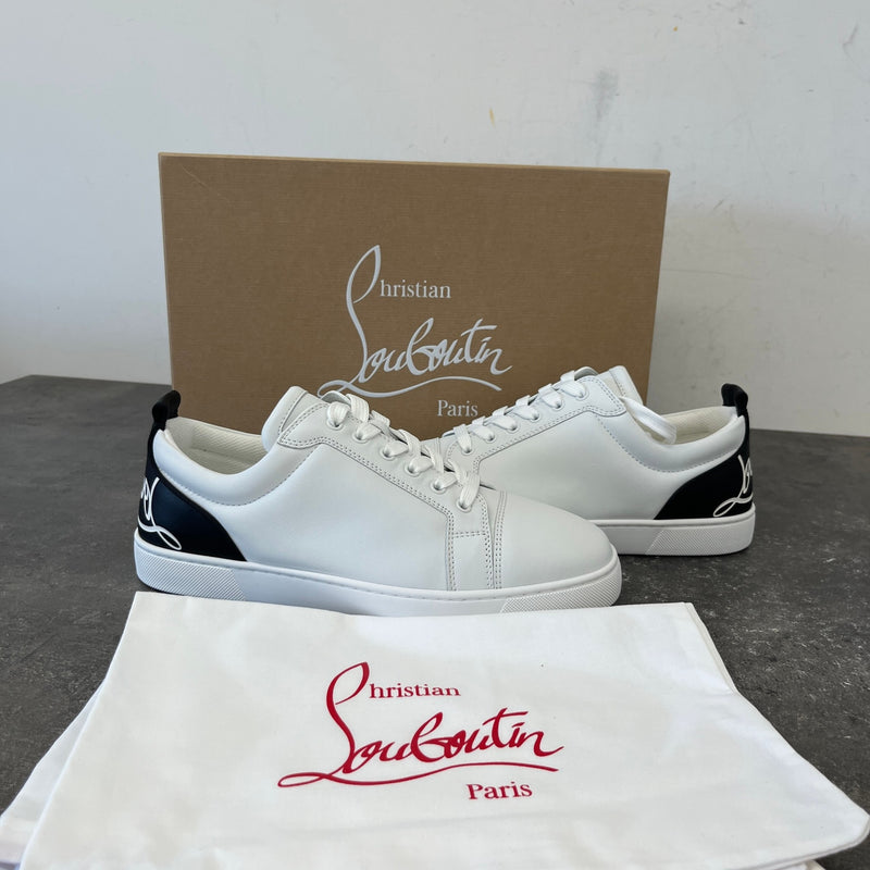 Men's Fun Junior Low Trainers White Size UK 8 / EU 42