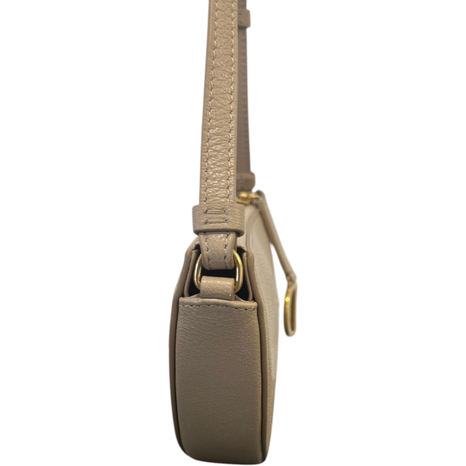 Women's Saddle Pouch Bag Beige - Photo 6
