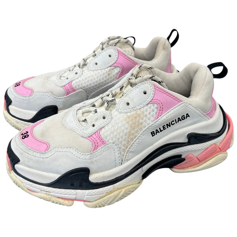 Women's Triple S Low Trainers White Size UK 5 / EU 38