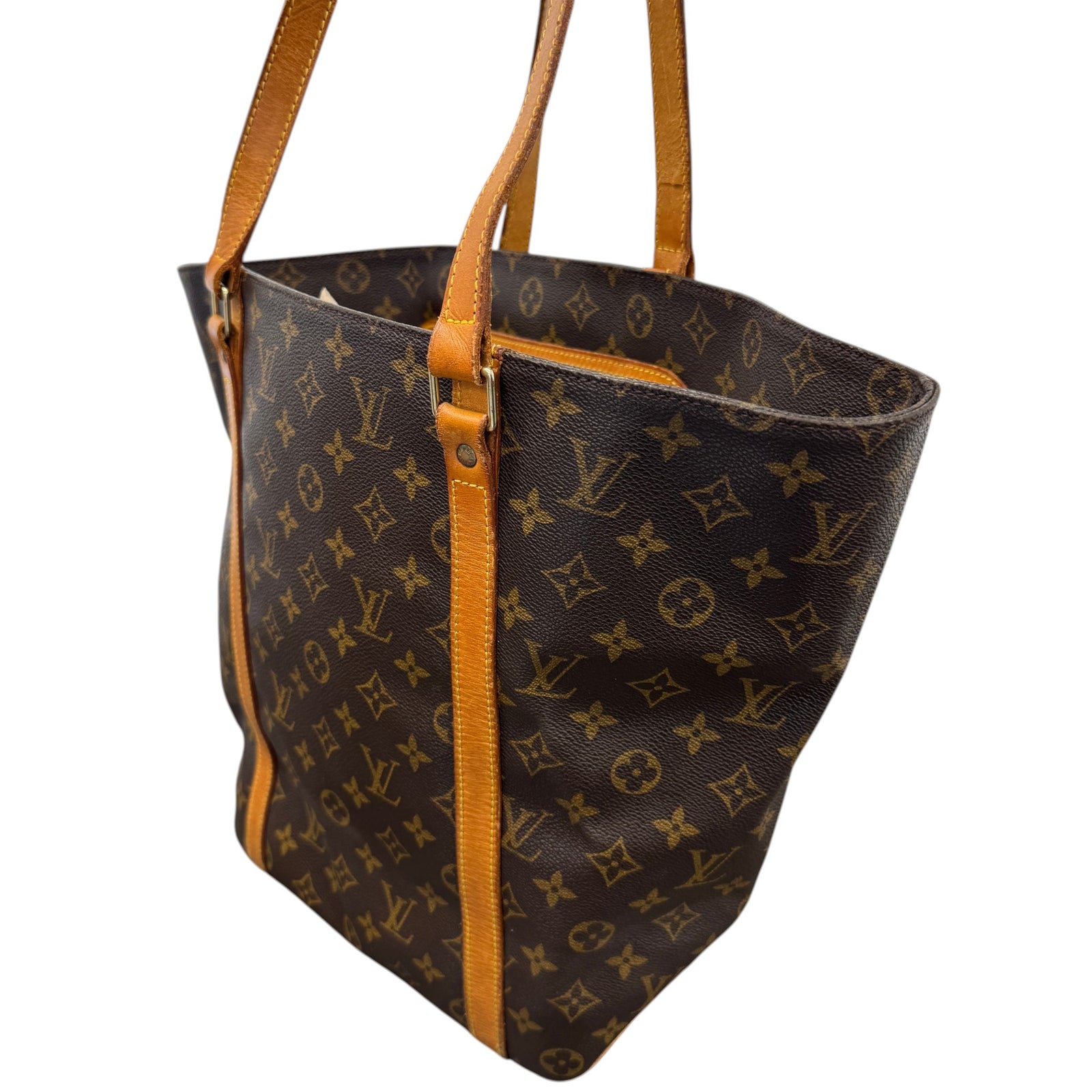 Women's Monogram Sac Shopping Bag Brown - Photo 4