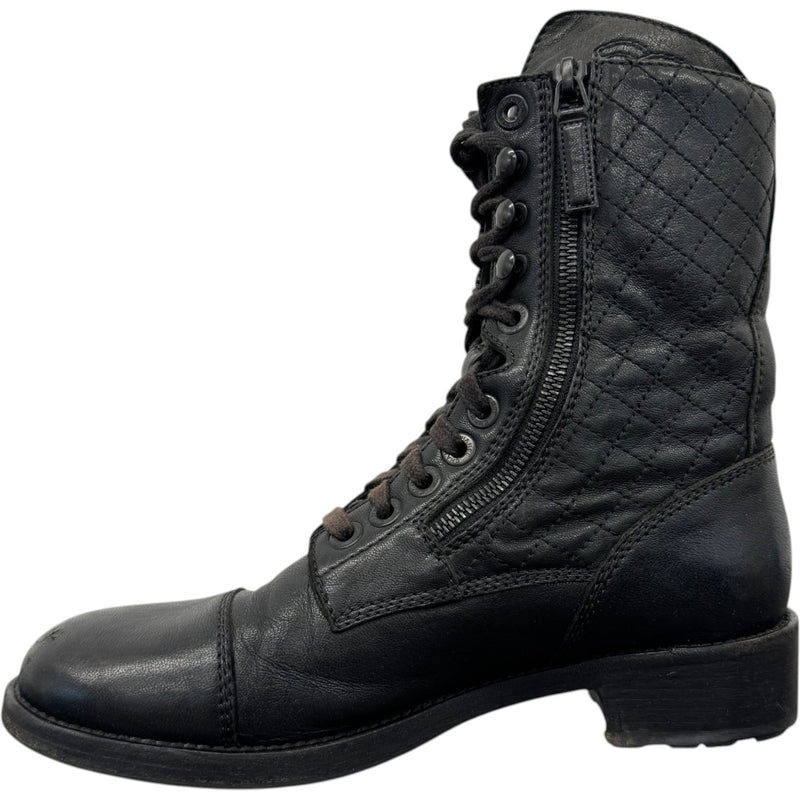 Women's CC Biker Boots Black Size UK 7 / EU 40