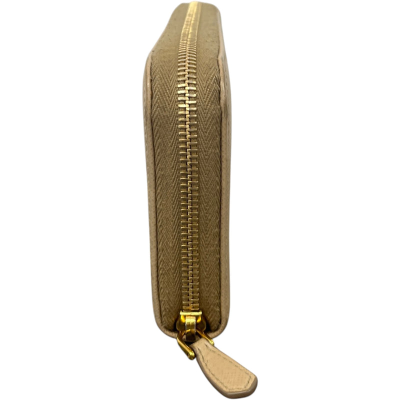 Women's Saffiano Leather Purse Nude