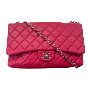 Women's Classic Flap Handbag Red