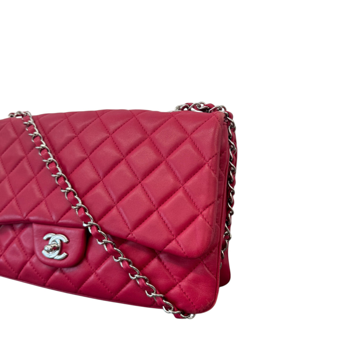 Women's Classic Flap Handbag Red - Photo 4