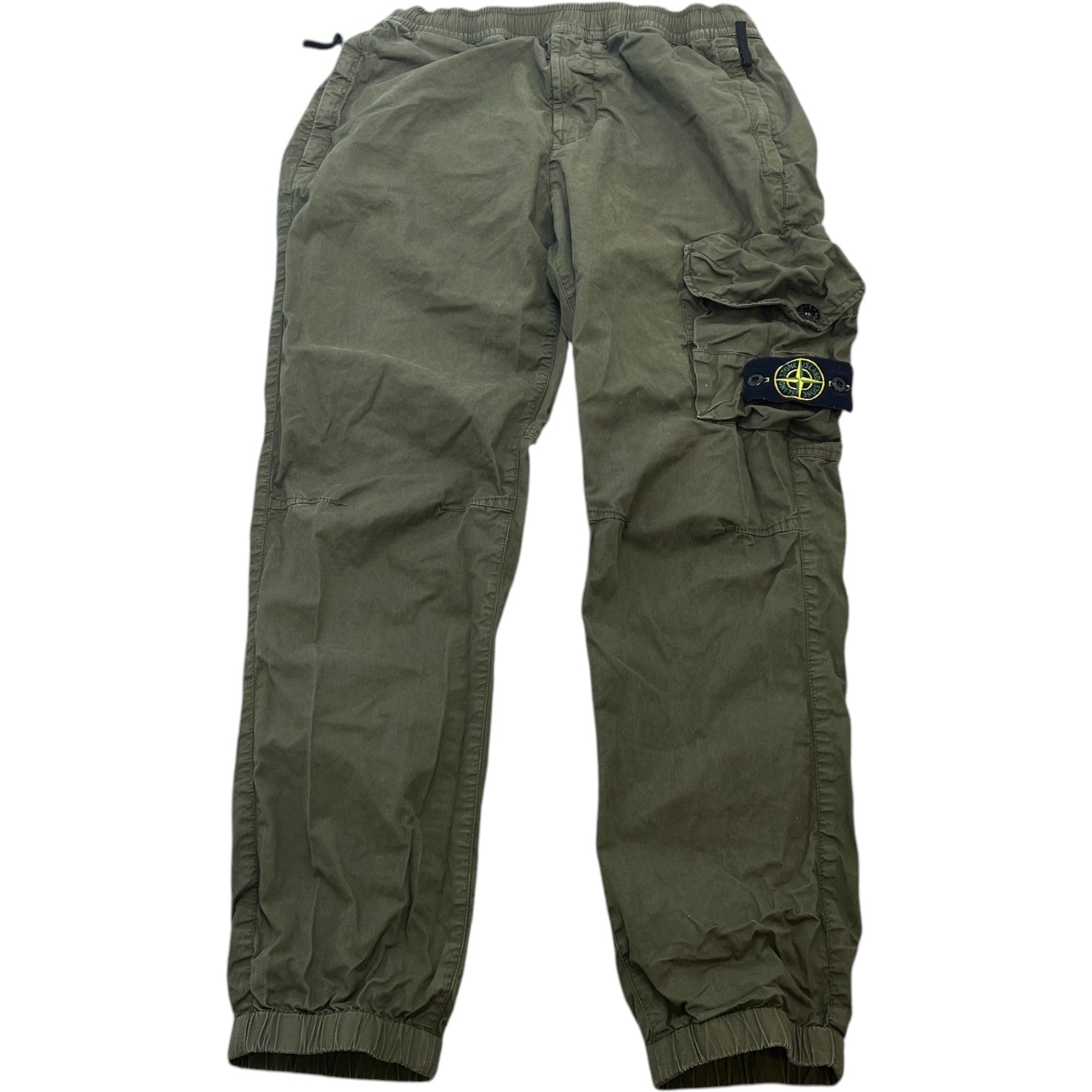 Men's Applique Logo Cargos Khaki Size Waist 30" - Photo 1