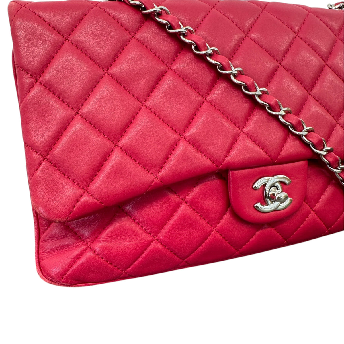 Women's Classic Flap Handbag Red - Photo 5