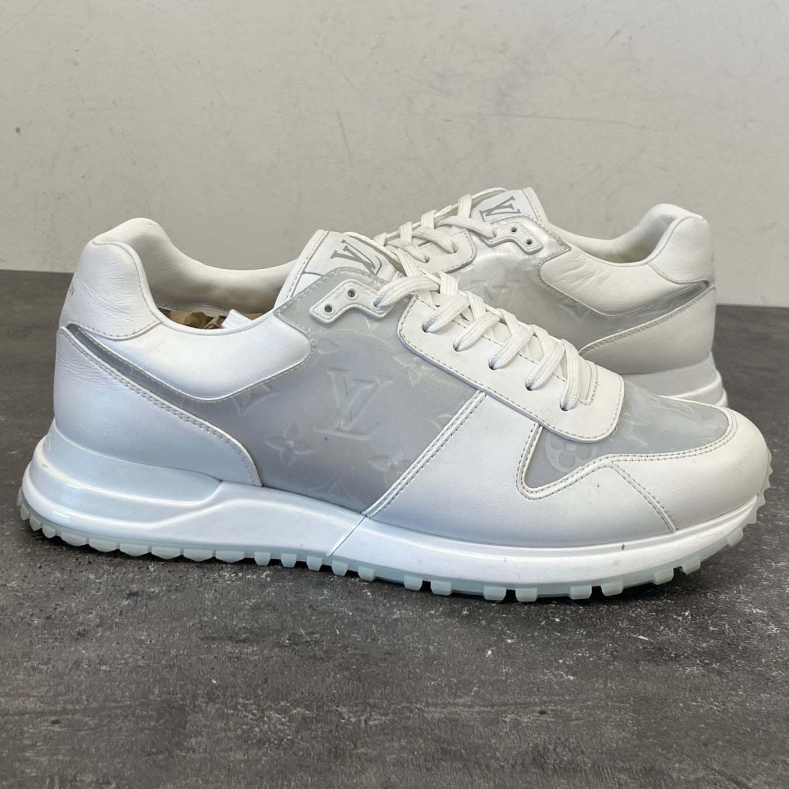 Men's Monogram Run Away Low Trainers White Size UK 7.5 / EU 41.5 - Photo 12