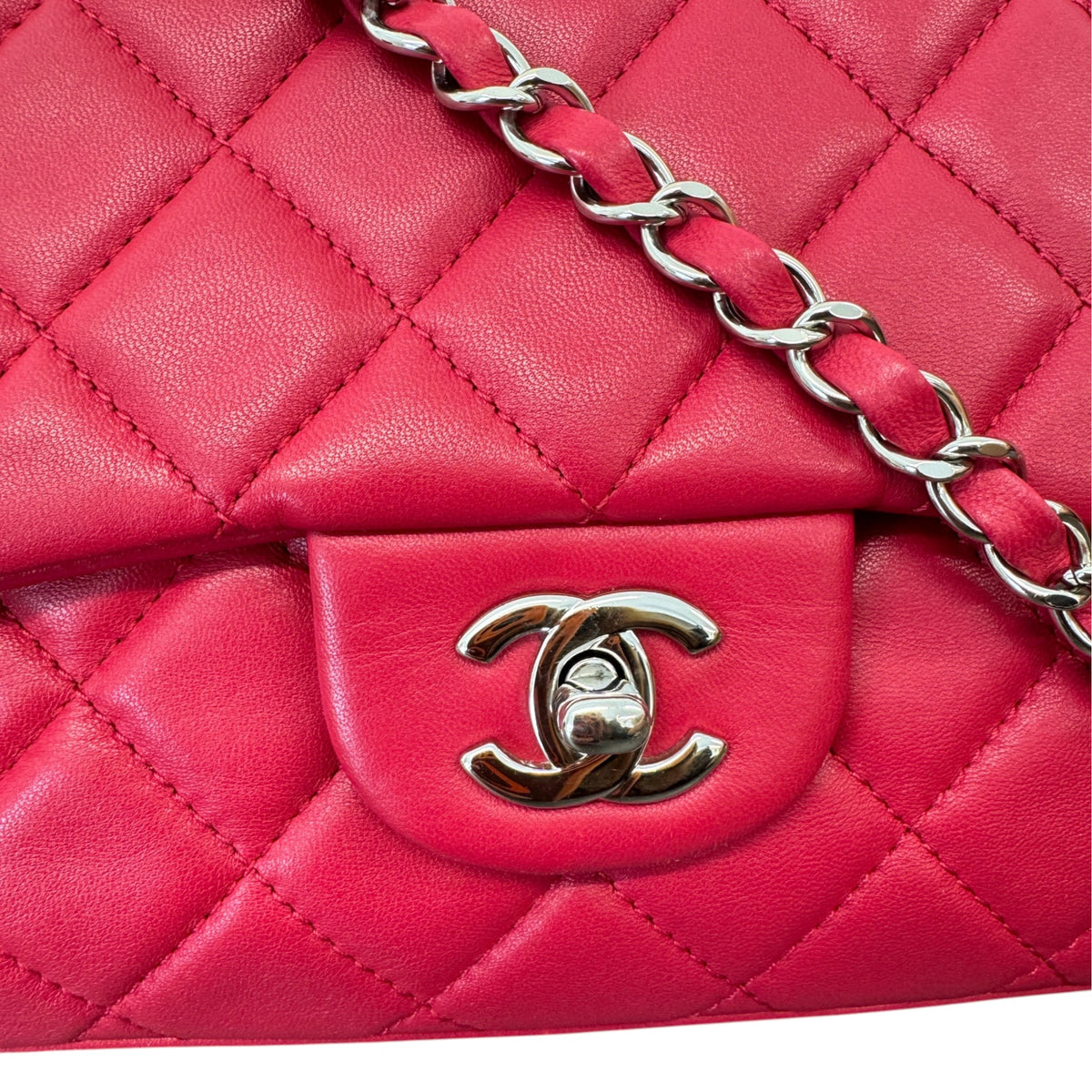Women's Classic Flap Handbag Red - Photo 6