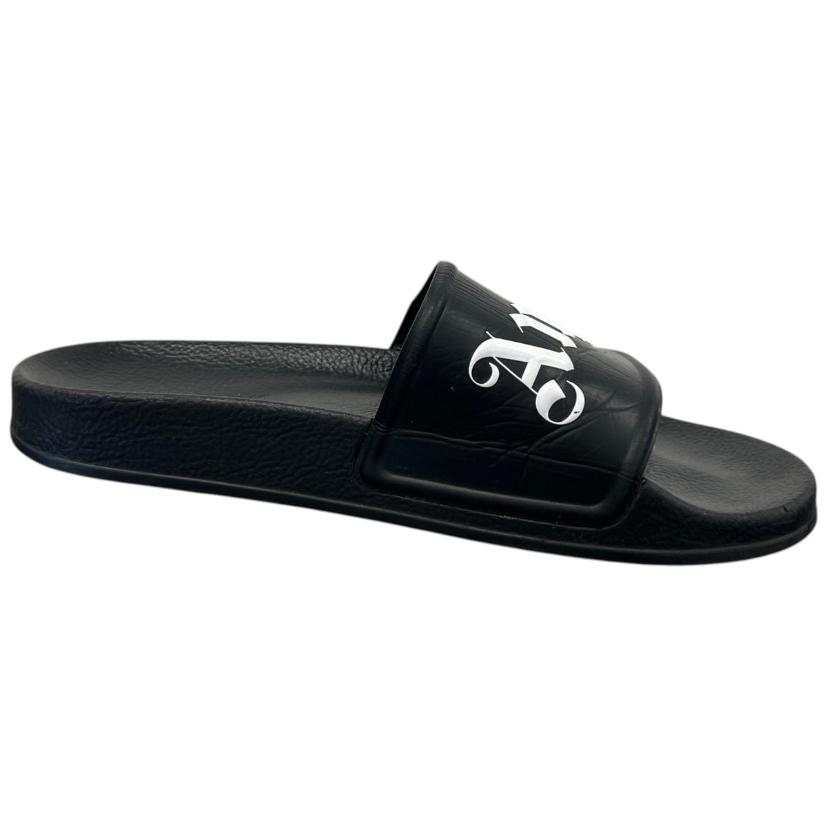 Men's Logo Print Slides Black Size UK 6 / EU 40 - Photo 4
