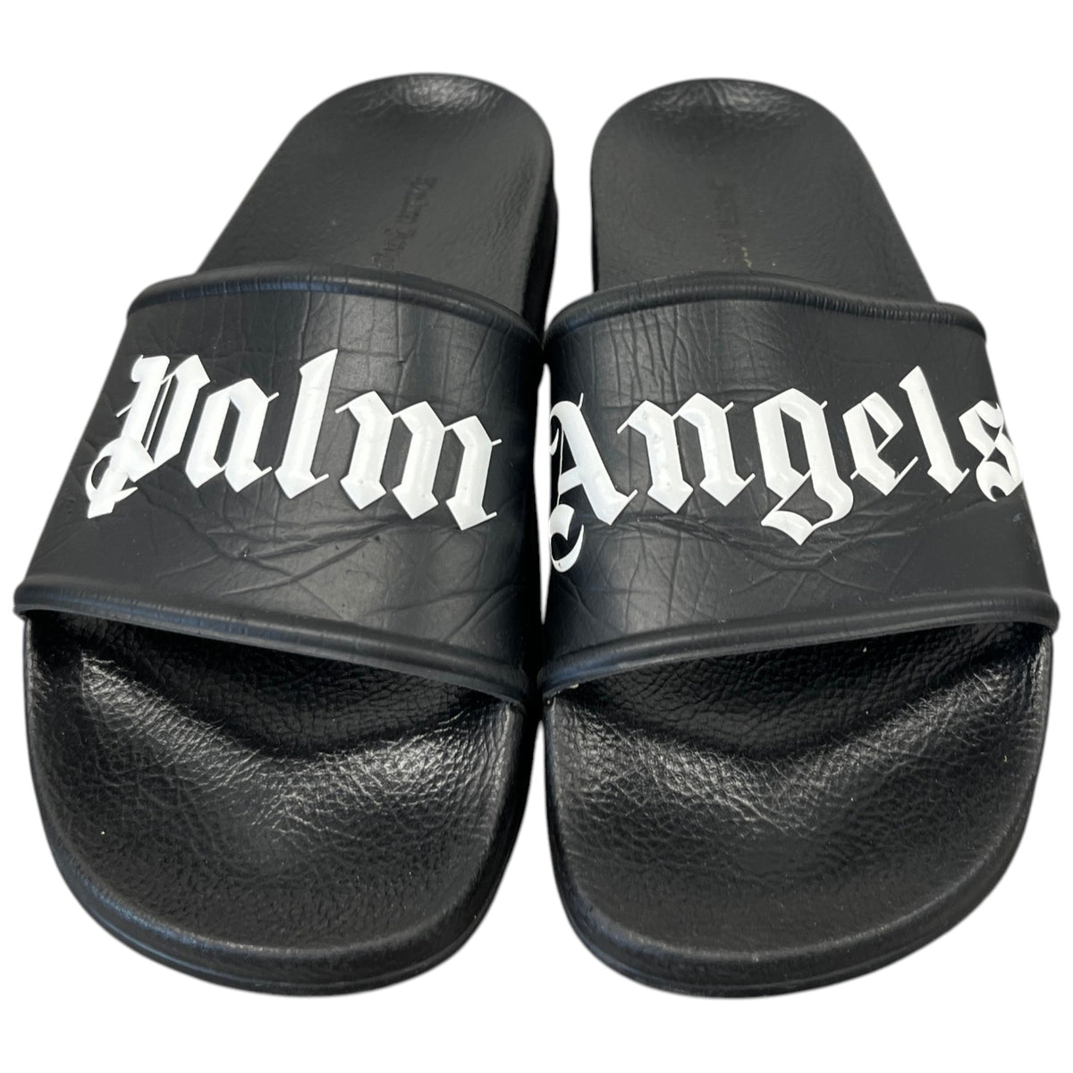 Men's Logo Print Slides Black Size UK 6 / EU 40 - Photo 6