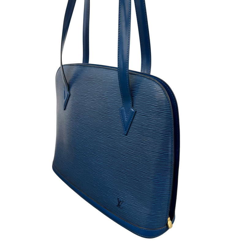Women's Epi Leather Lussac Bag Blue