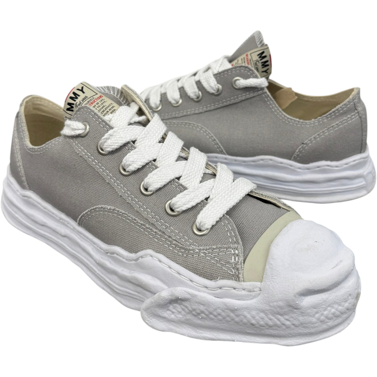 Men's Yasuhiro Hank OG Sole Low Trainers Grey Size UK 10 / EU 44 - Photo 3