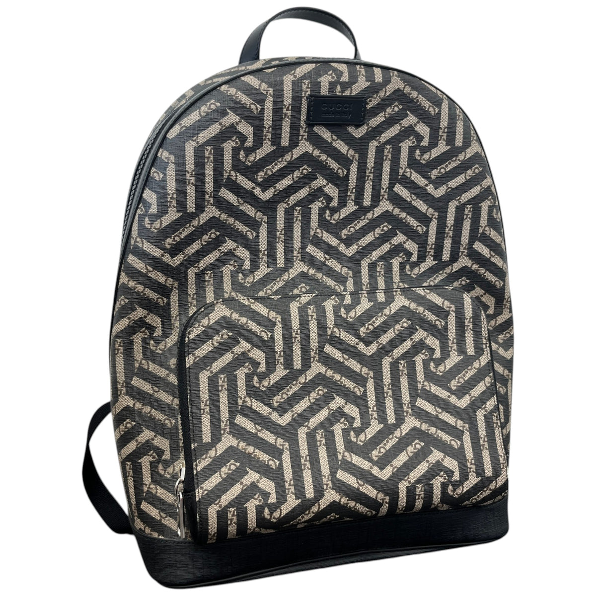 Men's GG Supreme Caleido Backpack Black - Photo 4