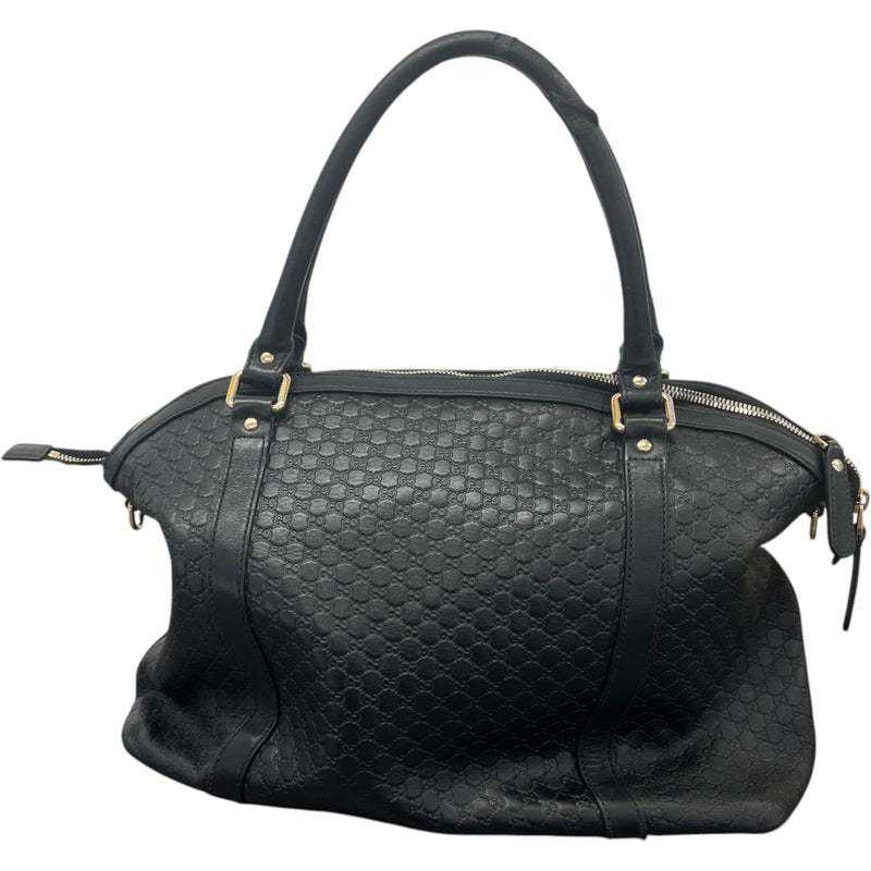 Women's Microguccissima Handbag Black