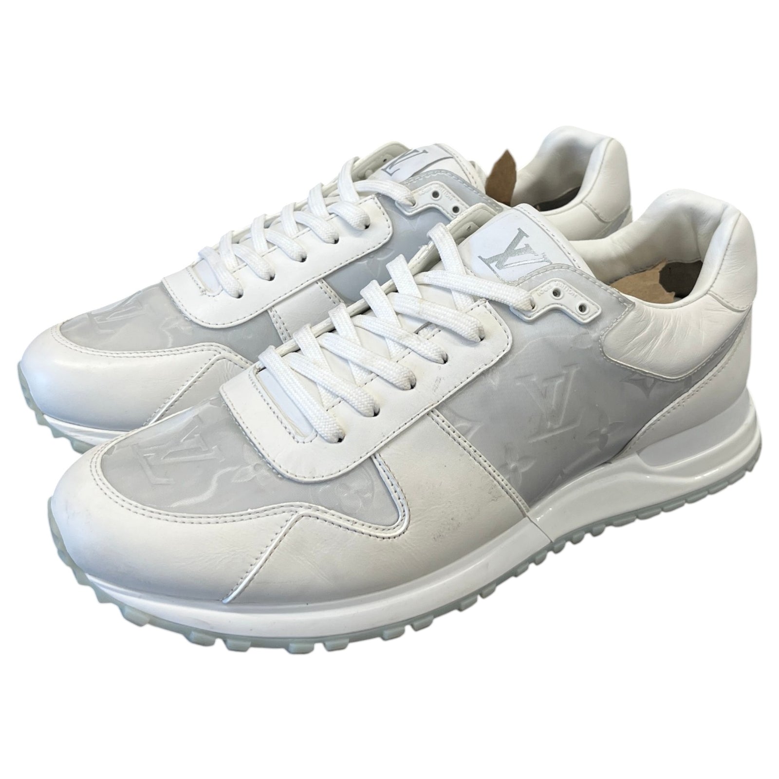 Men's Monogram Run Away Low Trainers White Size UK 7.5 / EU 41.5 - Photo 9