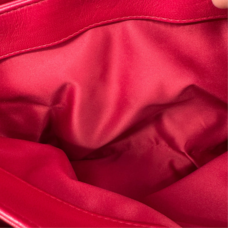 Women's Classic Flap Handbag Red