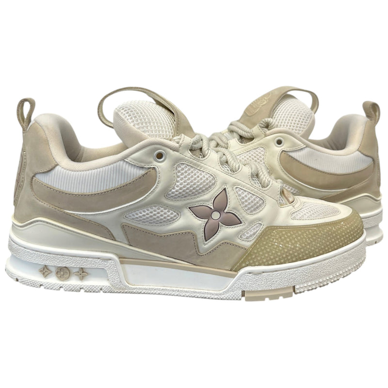 Men's LV Skate Low Trainers Cream Size UK 9 / EU 43