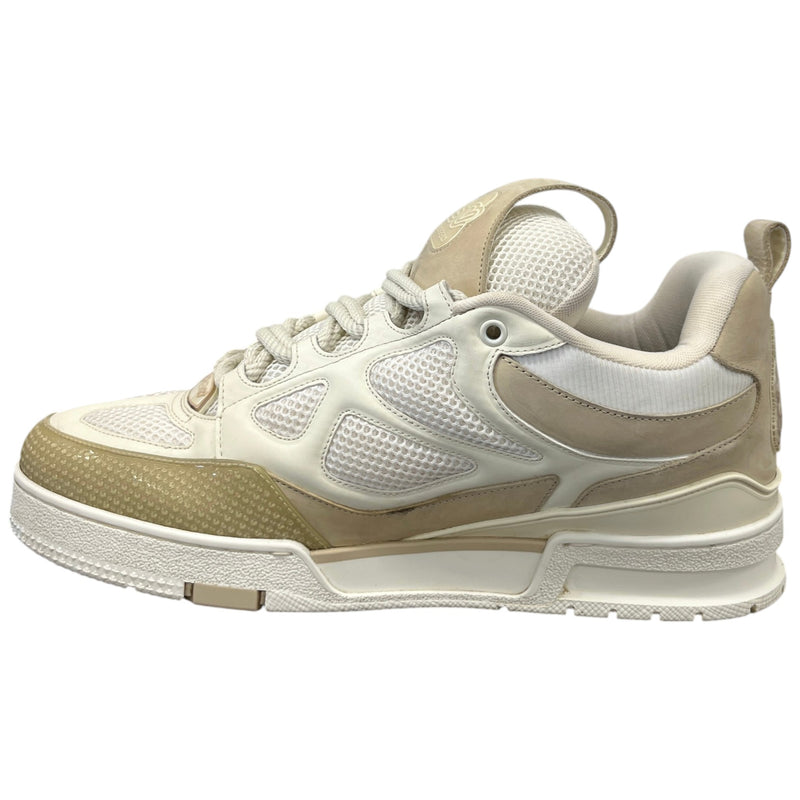 Men's LV Skate Low Trainers Cream Size UK 9 / EU 43