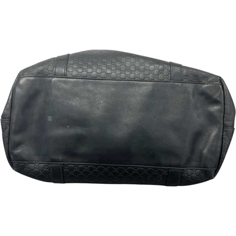 Women's Microguccissima Handbag Black