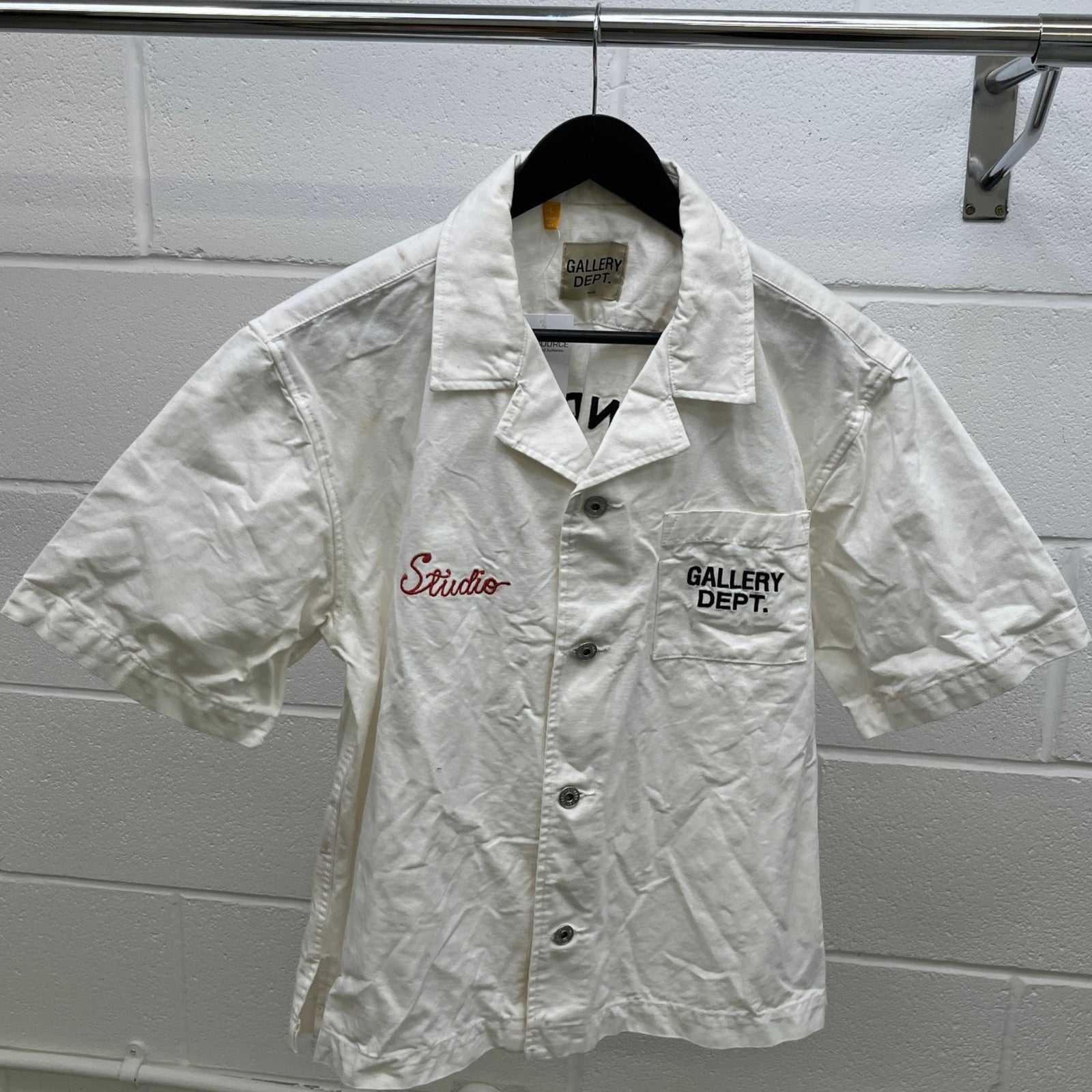 Men's Stadium Uniform Parker Shirt White Size L - Photo 10