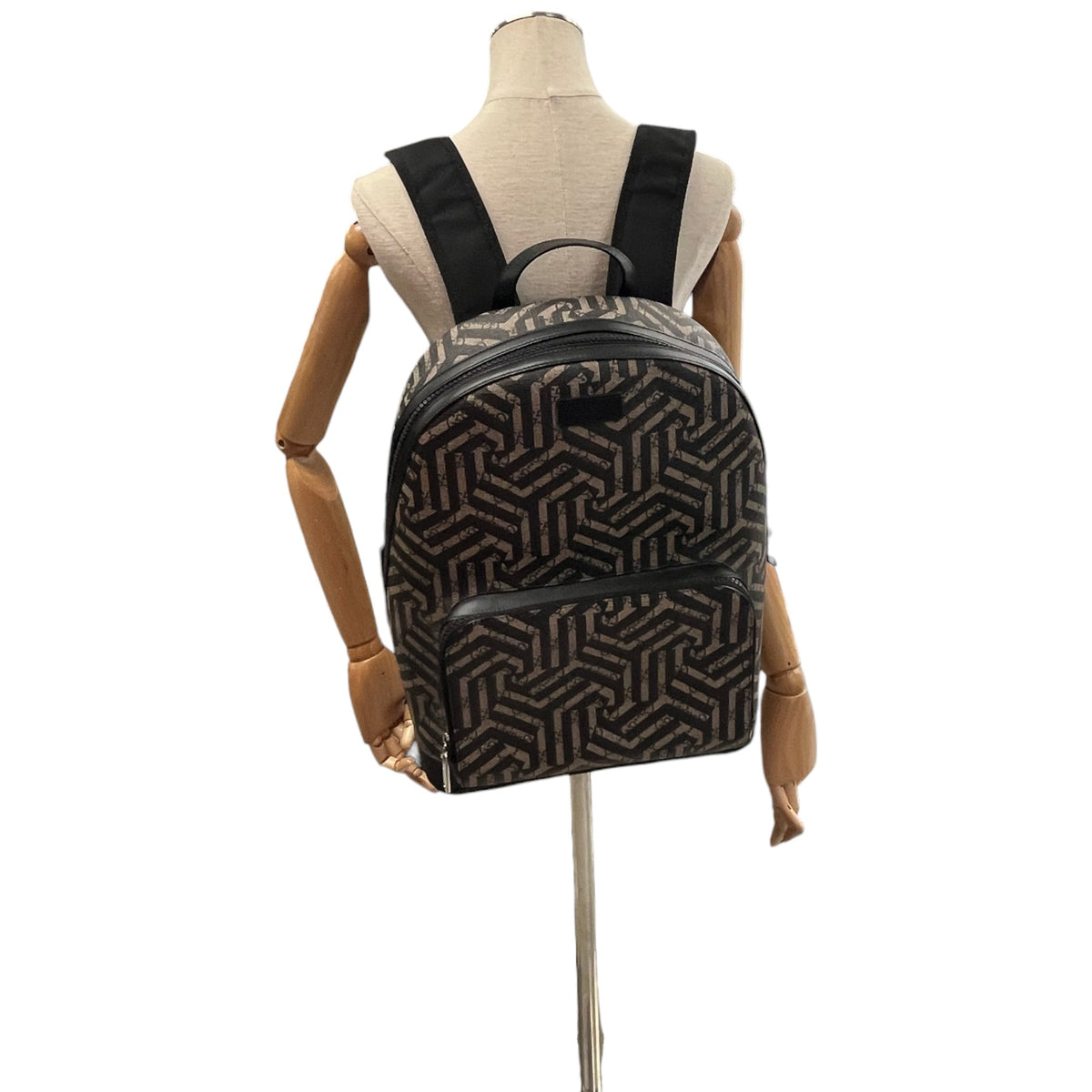 Men's GG Supreme Caleido Backpack Black - Photo 2