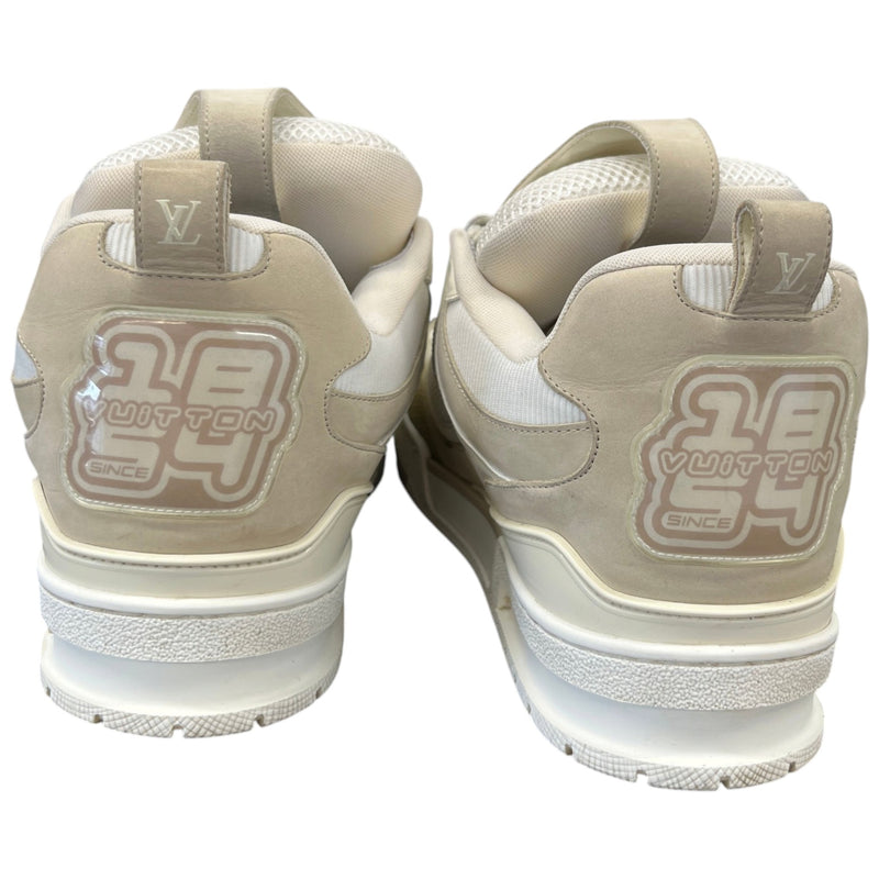 Men's LV Skate Low Trainers Cream Size UK 9 / EU 43