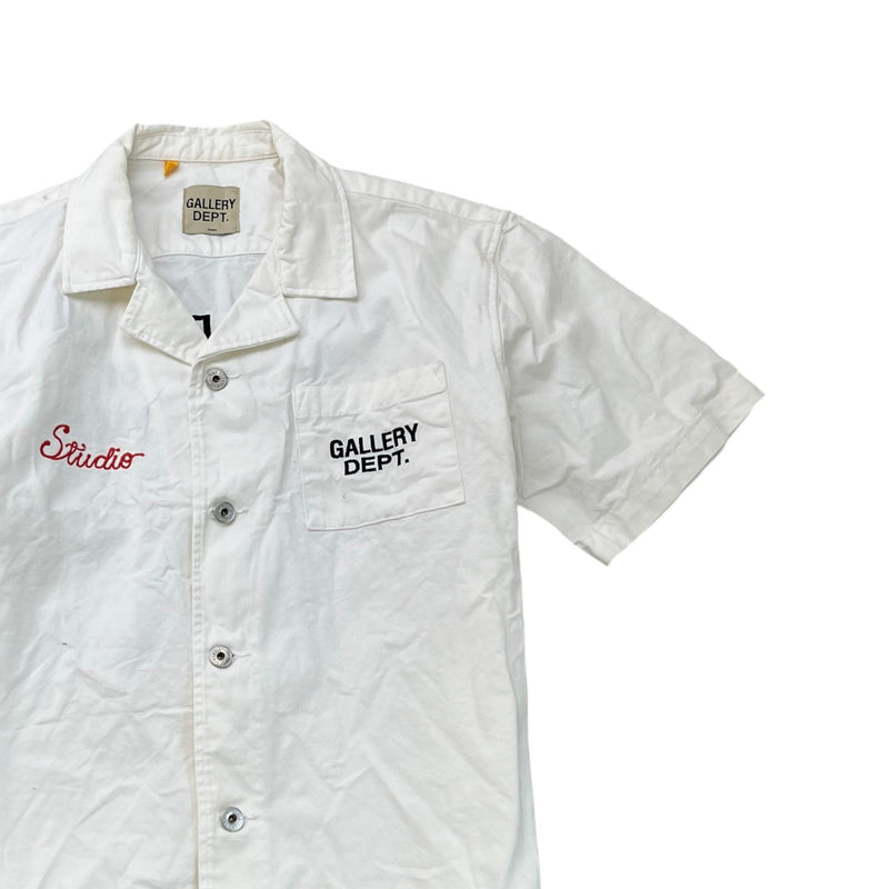 Men's Stadium Uniform Parker Shirt White Size L