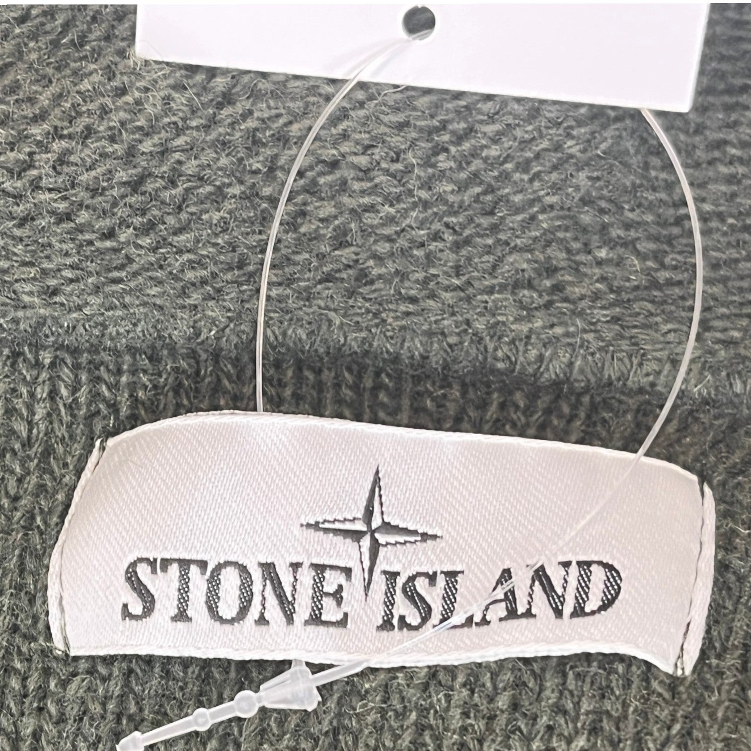 Men's Applique Logo Jacket Khaki Size L - Photo 7