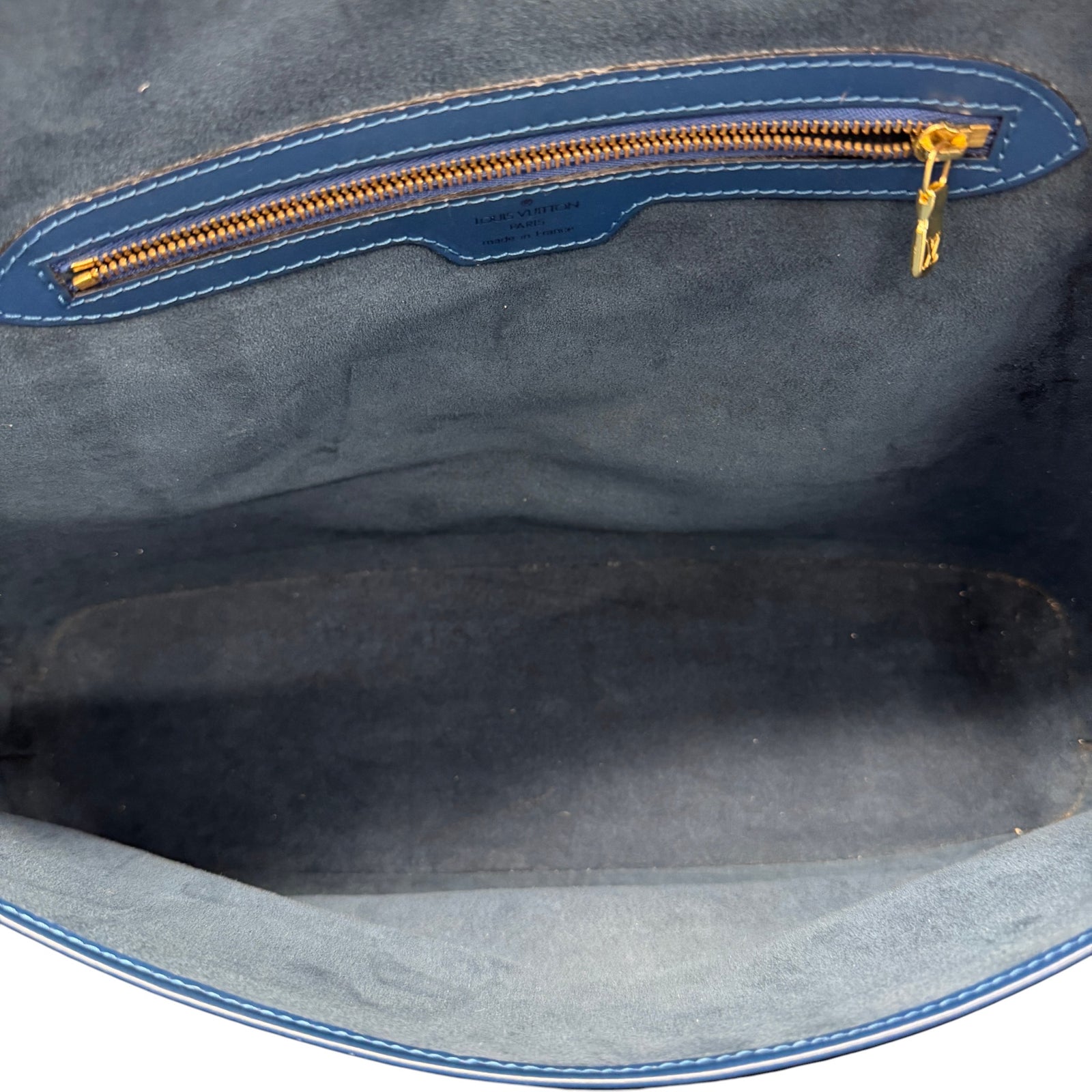 Women's Epi Leather Lussac Bag Blue - Photo 13
