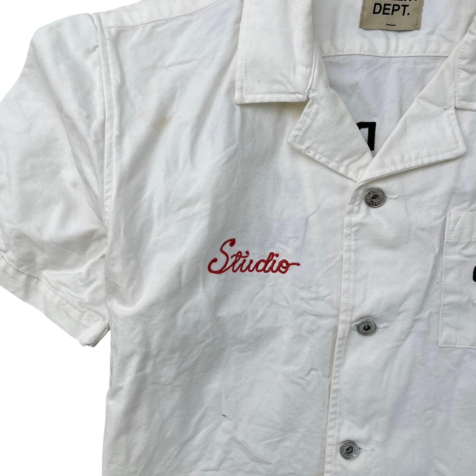 Men's Stadium Uniform Parker Shirt White Size L - Photo 6