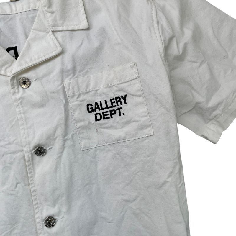 Men's Stadium Uniform Parker Shirt White Size L