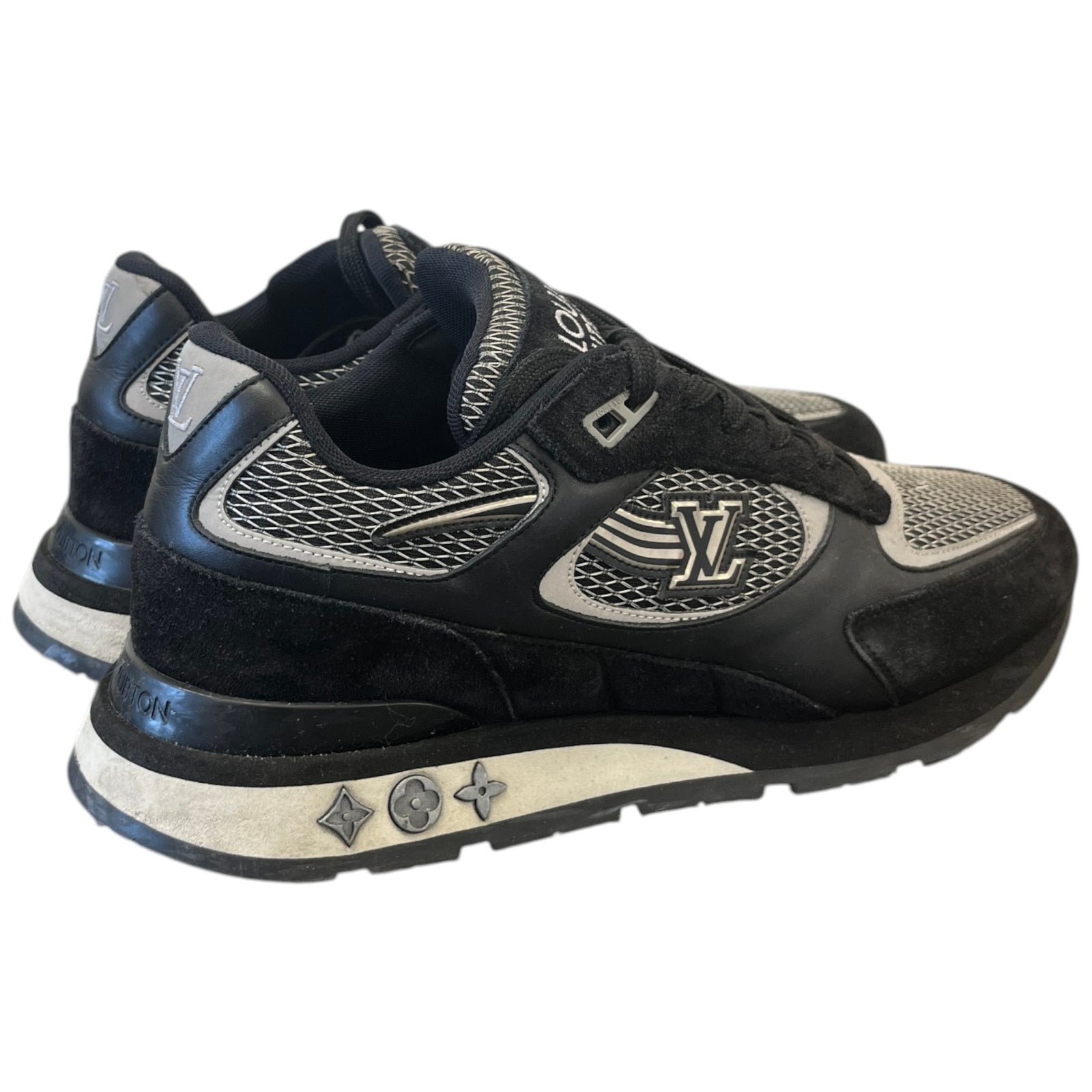 Men's Run Away Low Trainers Black Size UK 7 / EU 41 - Photo 8