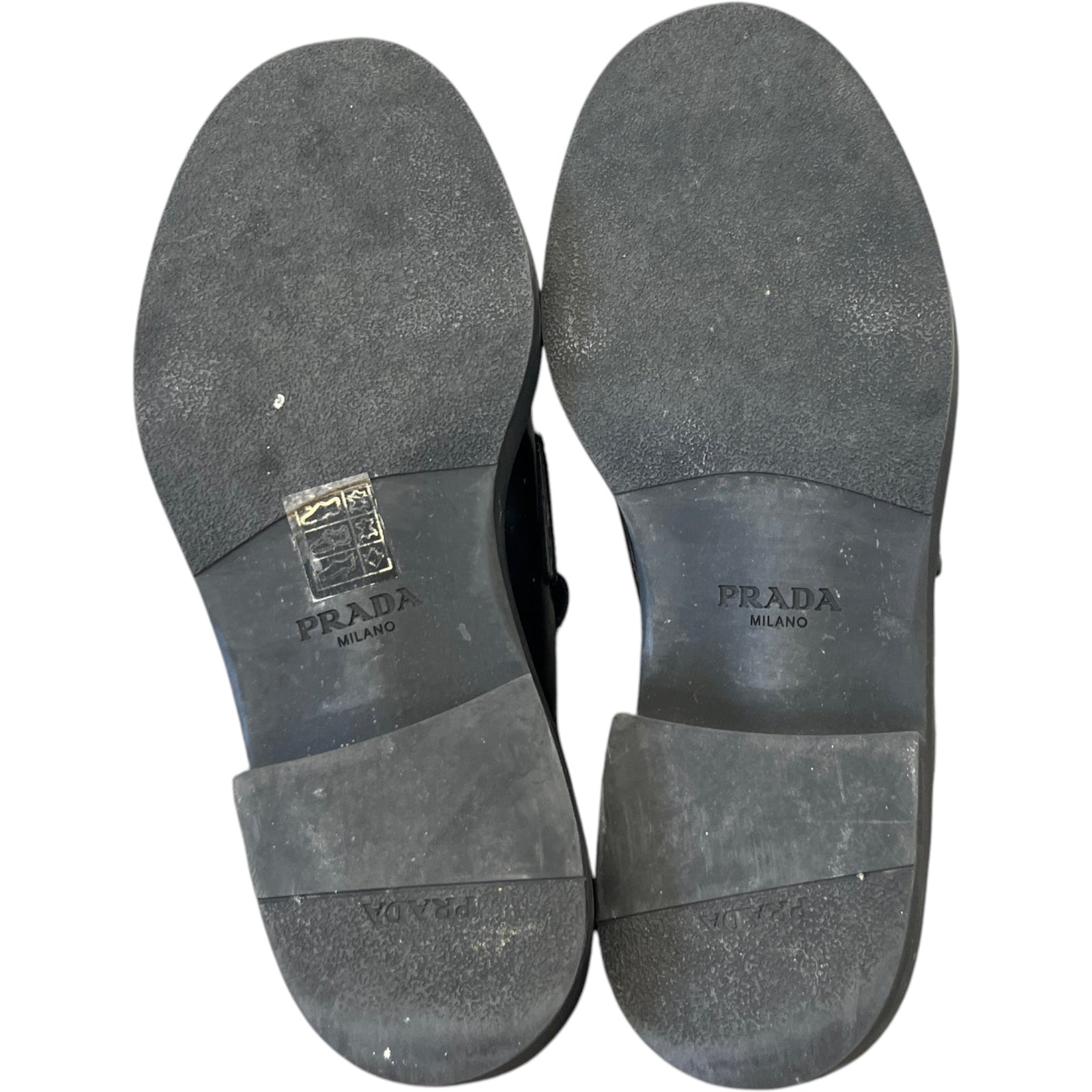 Women's Triangle Logo Loafer Mules Black Size UK 4.5 / EU 37.5 - Photo 10