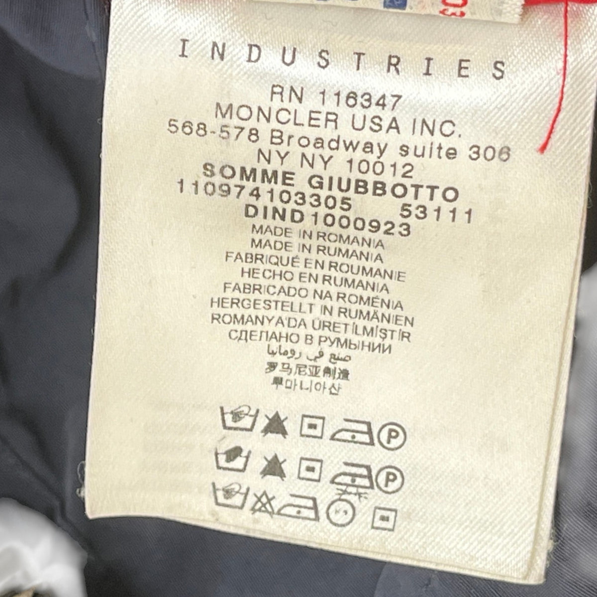 Men's Somme Windbreaker Navy Size 2 / M - Photo 7