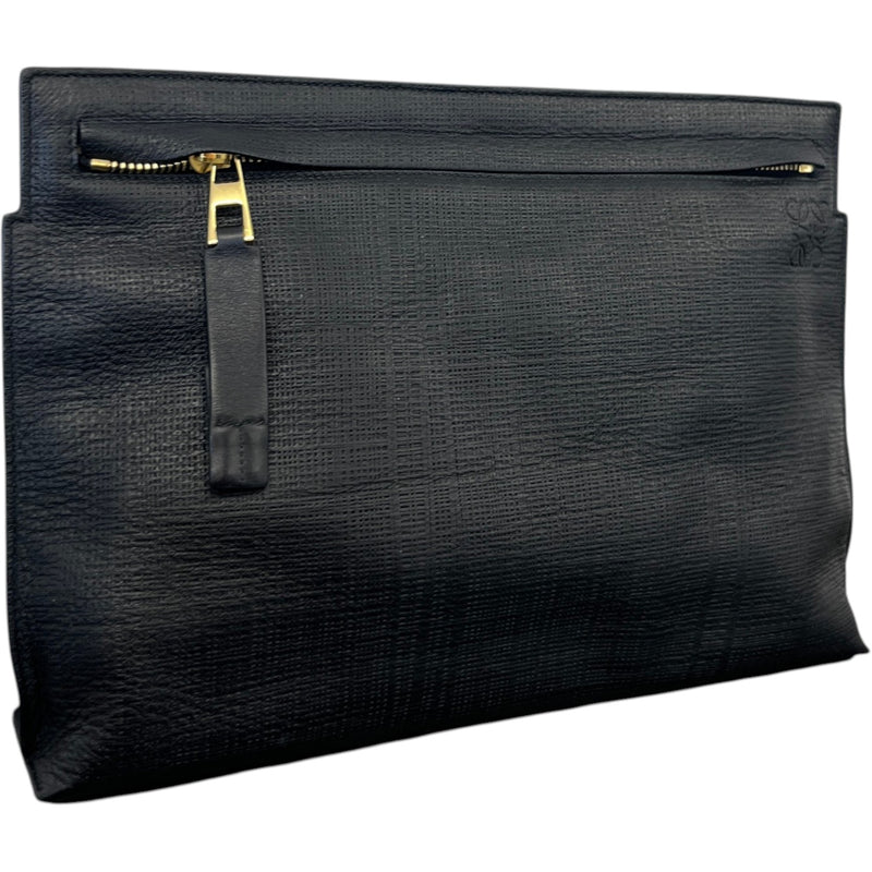 Women's T Pouch Clutch Black