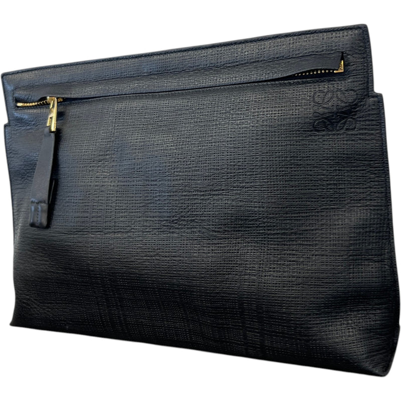 Women's T Pouch Clutch Black