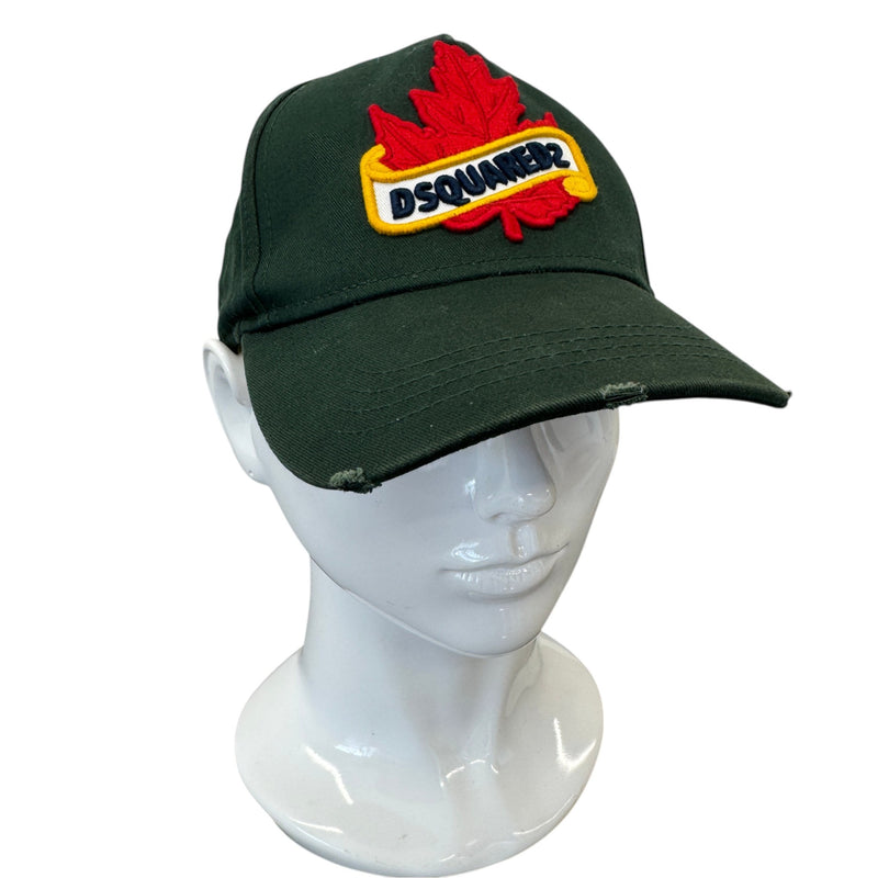 Men's Embroidered Logo Cap Green