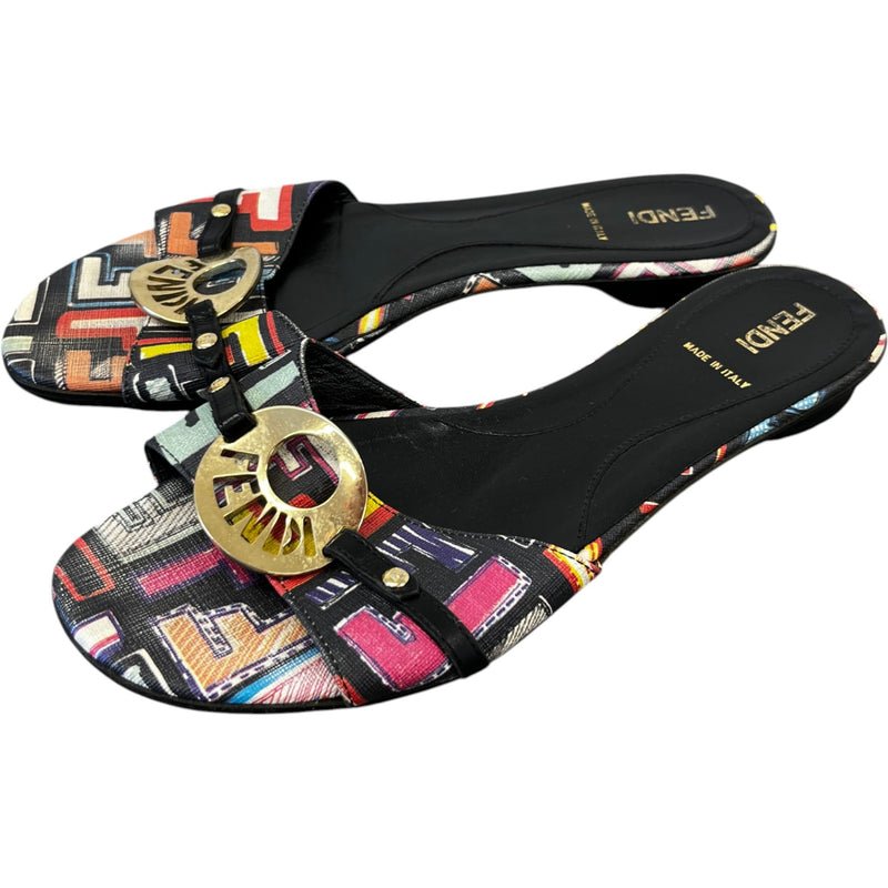 Women's Zucca Spalmati Slides Multi-Coloured Size EU 36 / UK 3