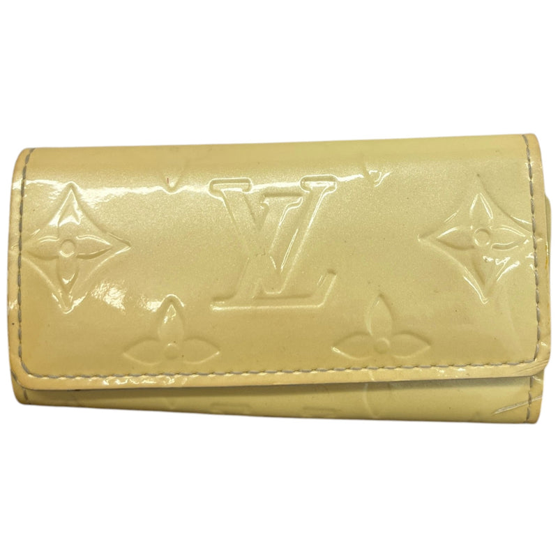Women's Monogram Vernis Key Holder Purse Yellow
