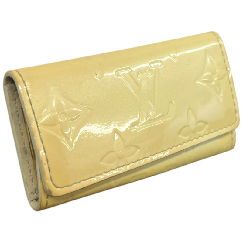 Women's Monogram Vernis Key Holder Purse Yellow