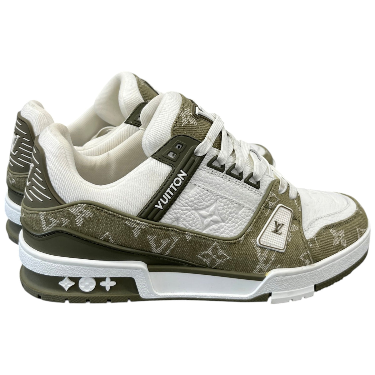 Women's LV Low Trainers White Size UK 6.5 / EU 39.5 - Photo 8