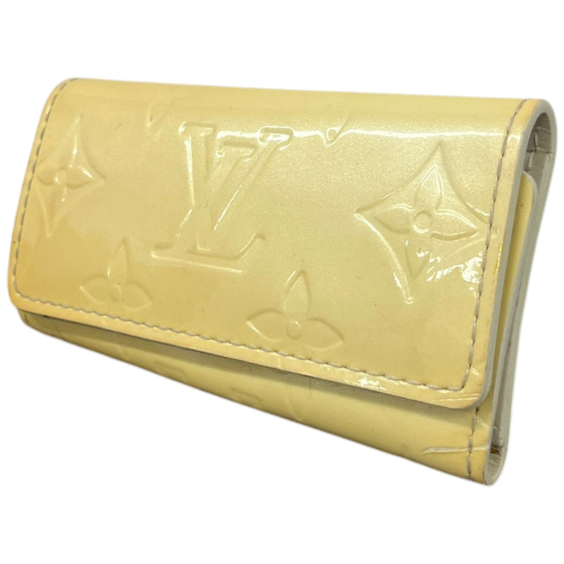 Women's Monogram Vernis Key Holder Purse Yellow