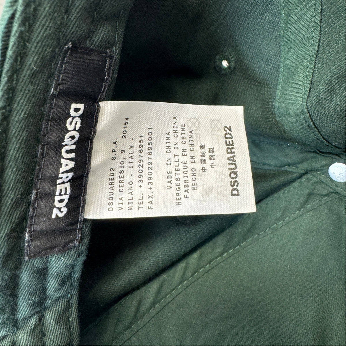 Men's Embroidered Logo Cap Green - Photo 8