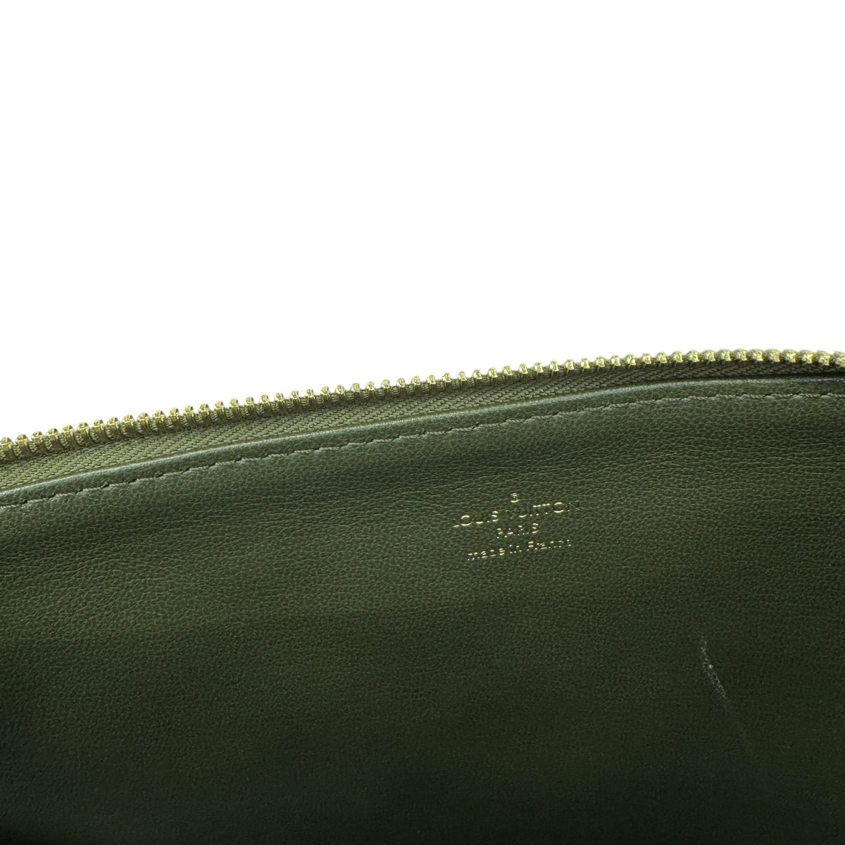 Women's Embossed Monogram Coussin MM Crossbody Bag Khaki - Photo 14