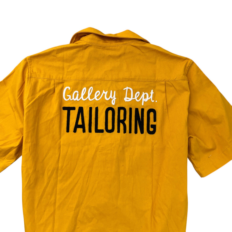 Men's Atelier Parker Short Sleeve Shirt Yellow Size XL