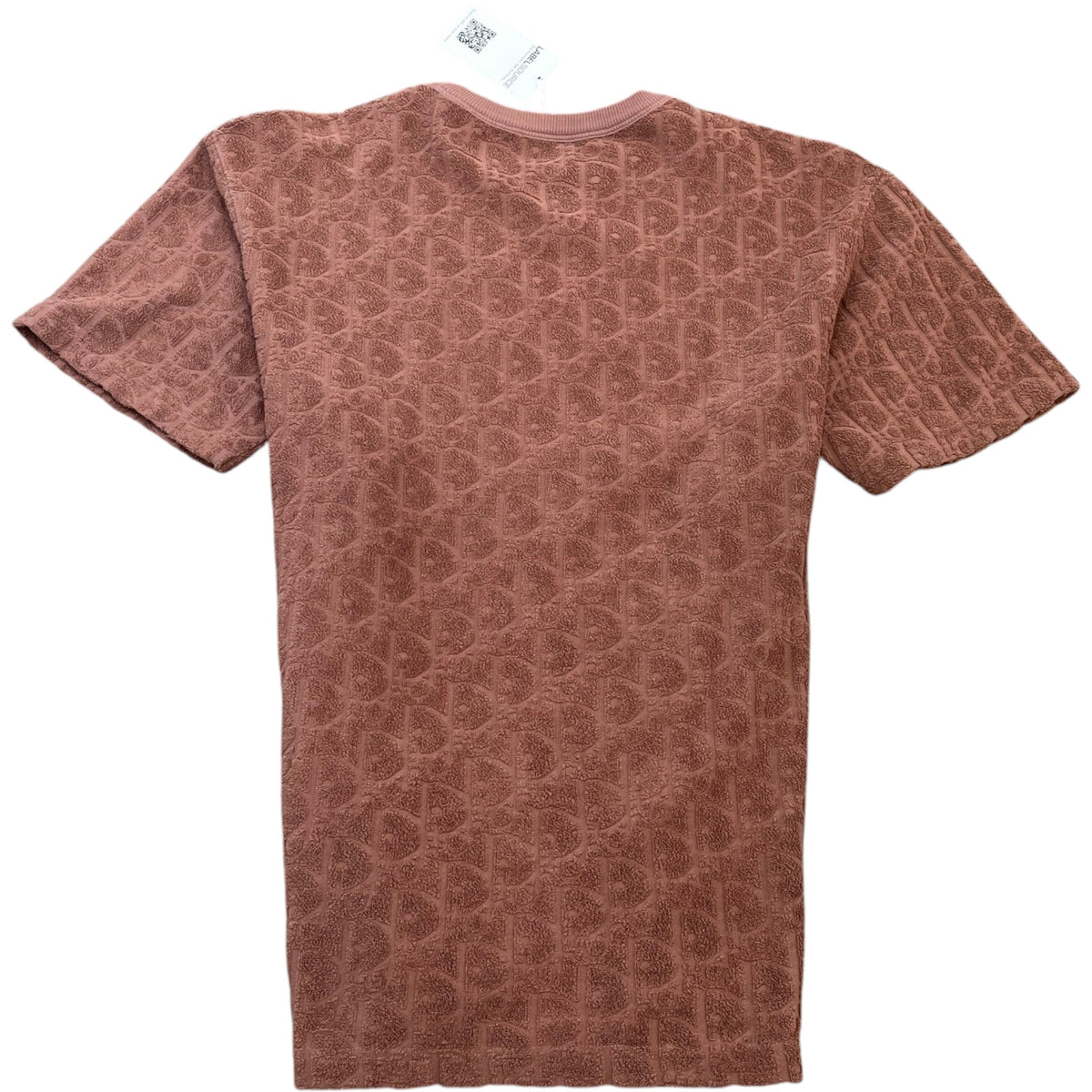 Men's Oblique Towelling T-Shirt Mauve Size XS - Photo 2