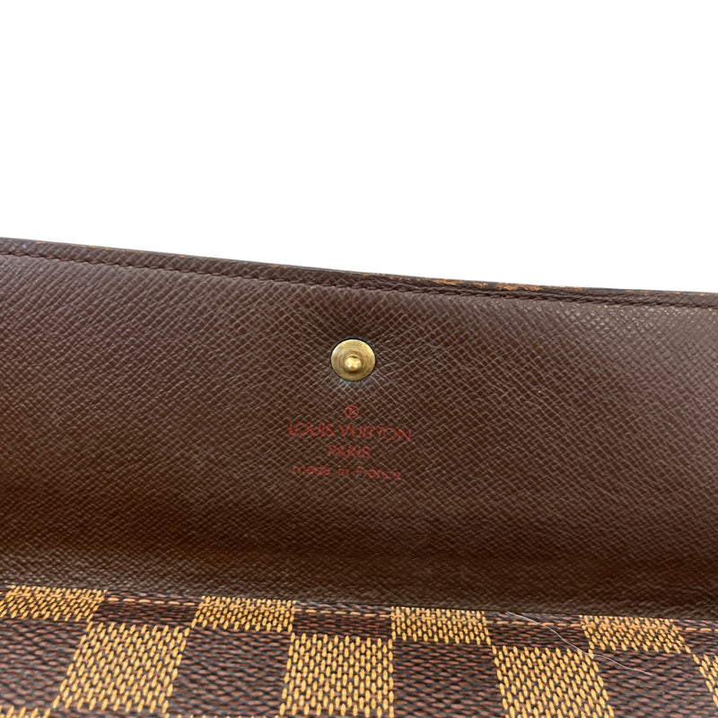 Women's Sarah Damier Ebene Wallet Brown